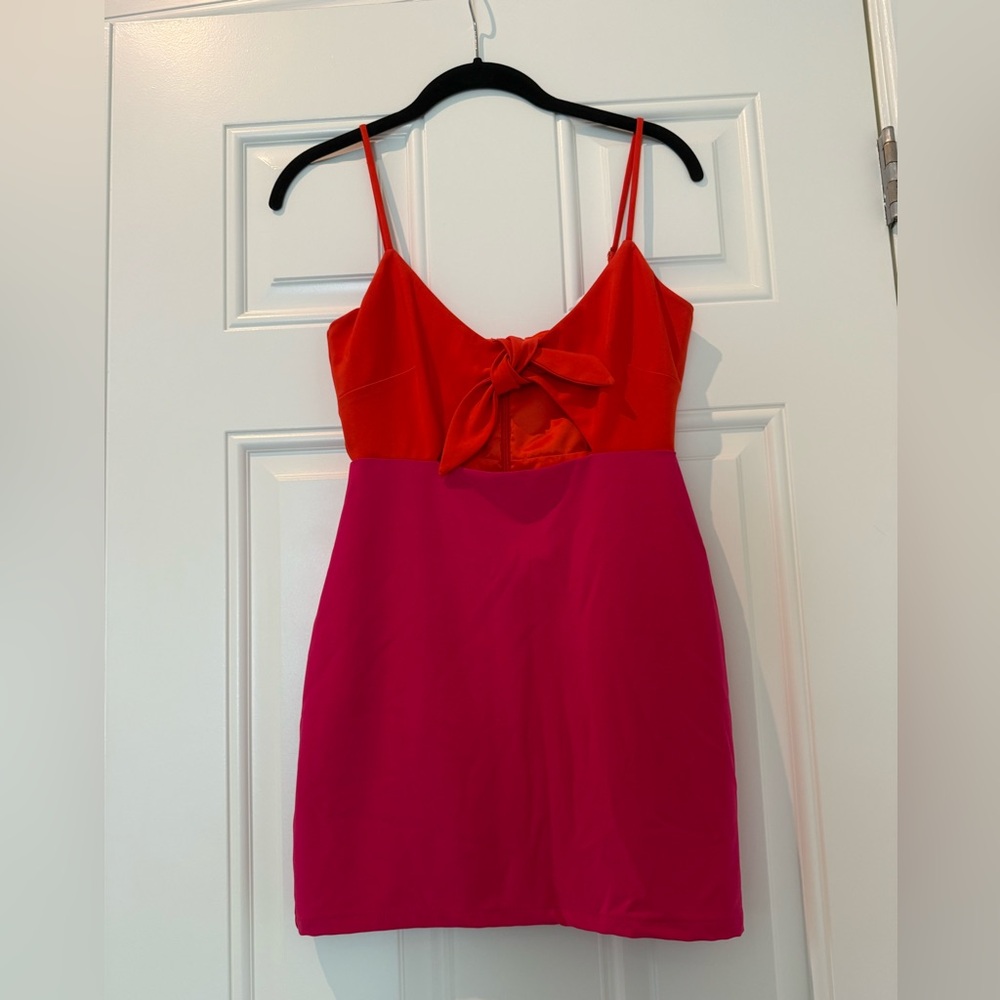 Lovers + Friends two tone mini dress